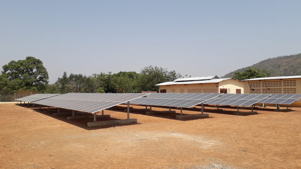 Solar production plant