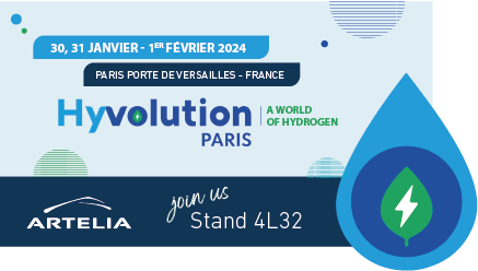 Salon Hyvolution 2024 – Paris Porte de Versailles : rejoignez Artelia les 30, 31 janvier et 1er février sur le stand 4L32 !  